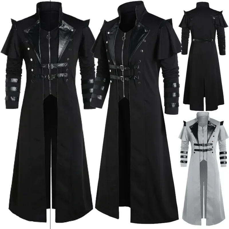 Vintage Urban Fashion - Fantasia Masculina Vintage Halloween Medieval Steampunk