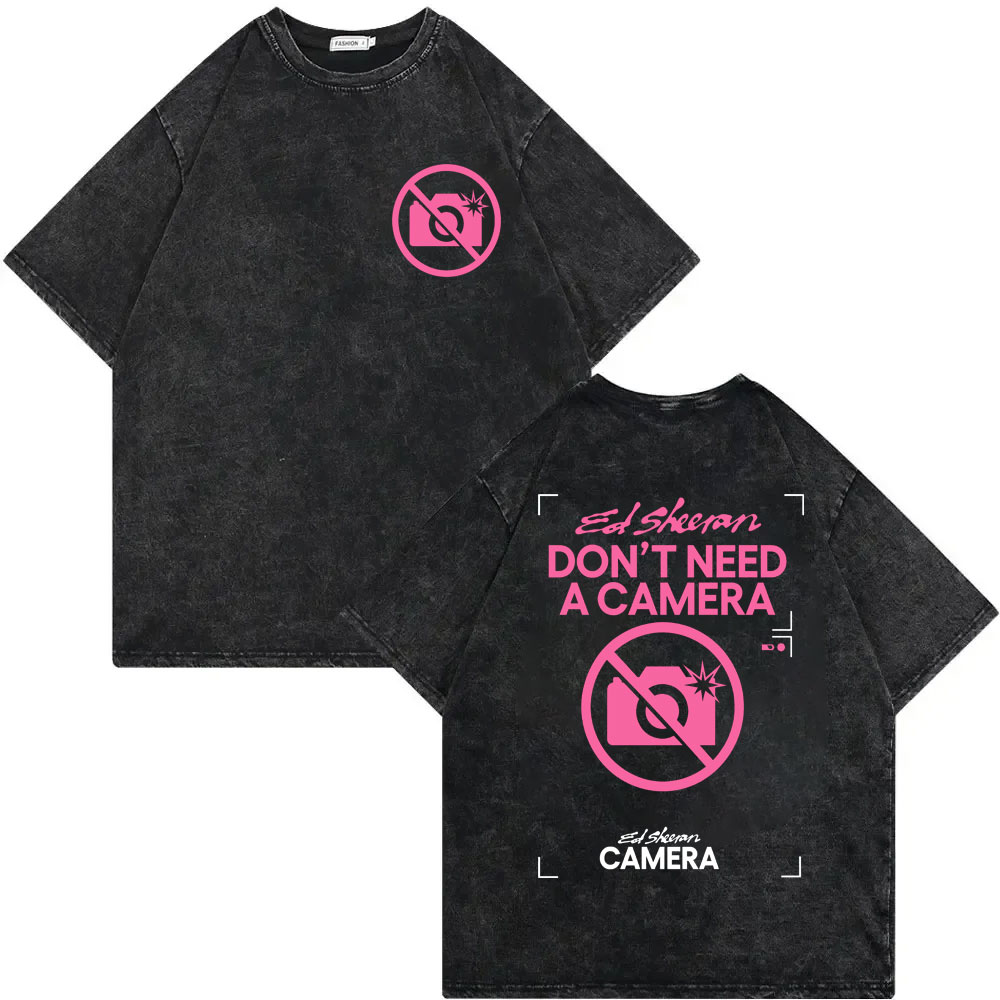 Vintage Fashion Trends 2026 - Camiseta Vintage Lavada Ed Sheeran Loop