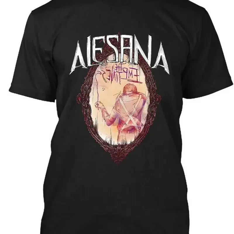 Vintage Flannel Shirt - Camiseta Alesana The Emptiness com logotipo