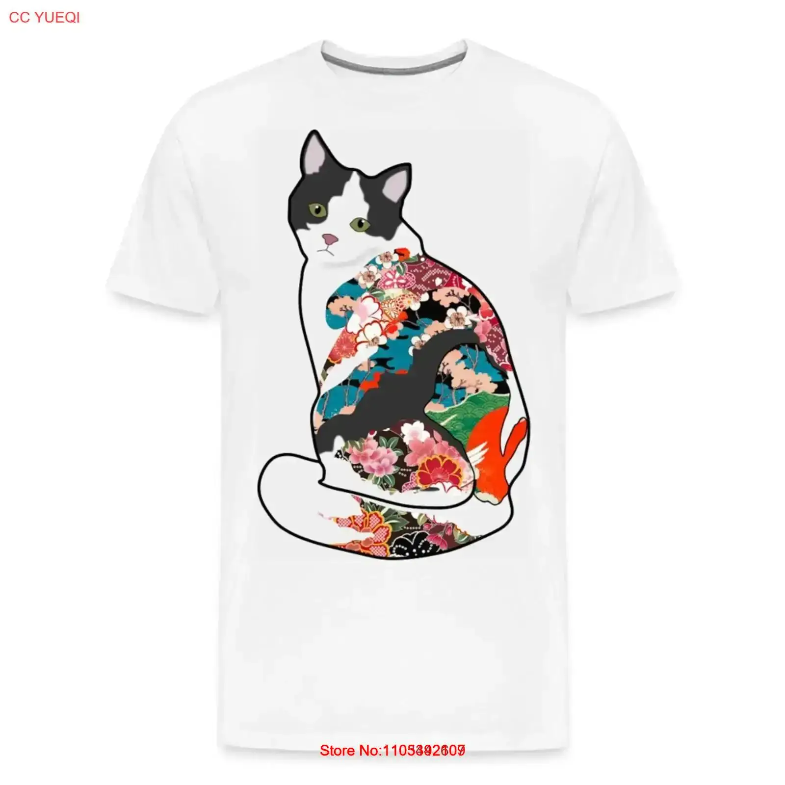 Vintage Fashion Collage - Camiseta Premium Masculina Collage Cat Vintage