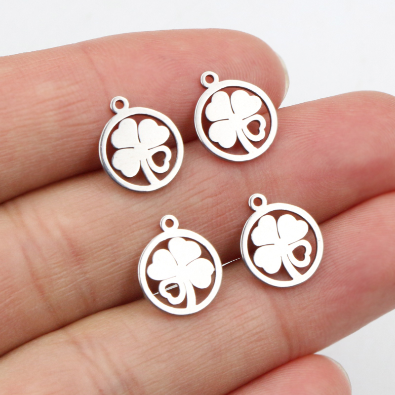 Vintage Urban Fashion - 30 peças 12x10mm encantos de aço