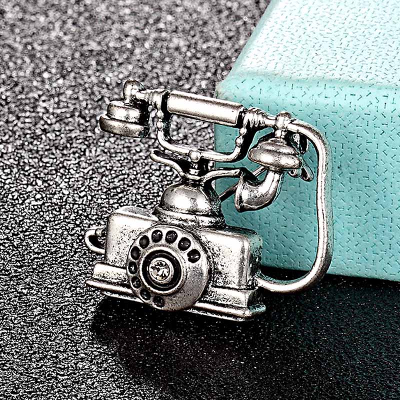 Vintage Fashion Hijab - Zlxgirl luxo antigo prata telefone do