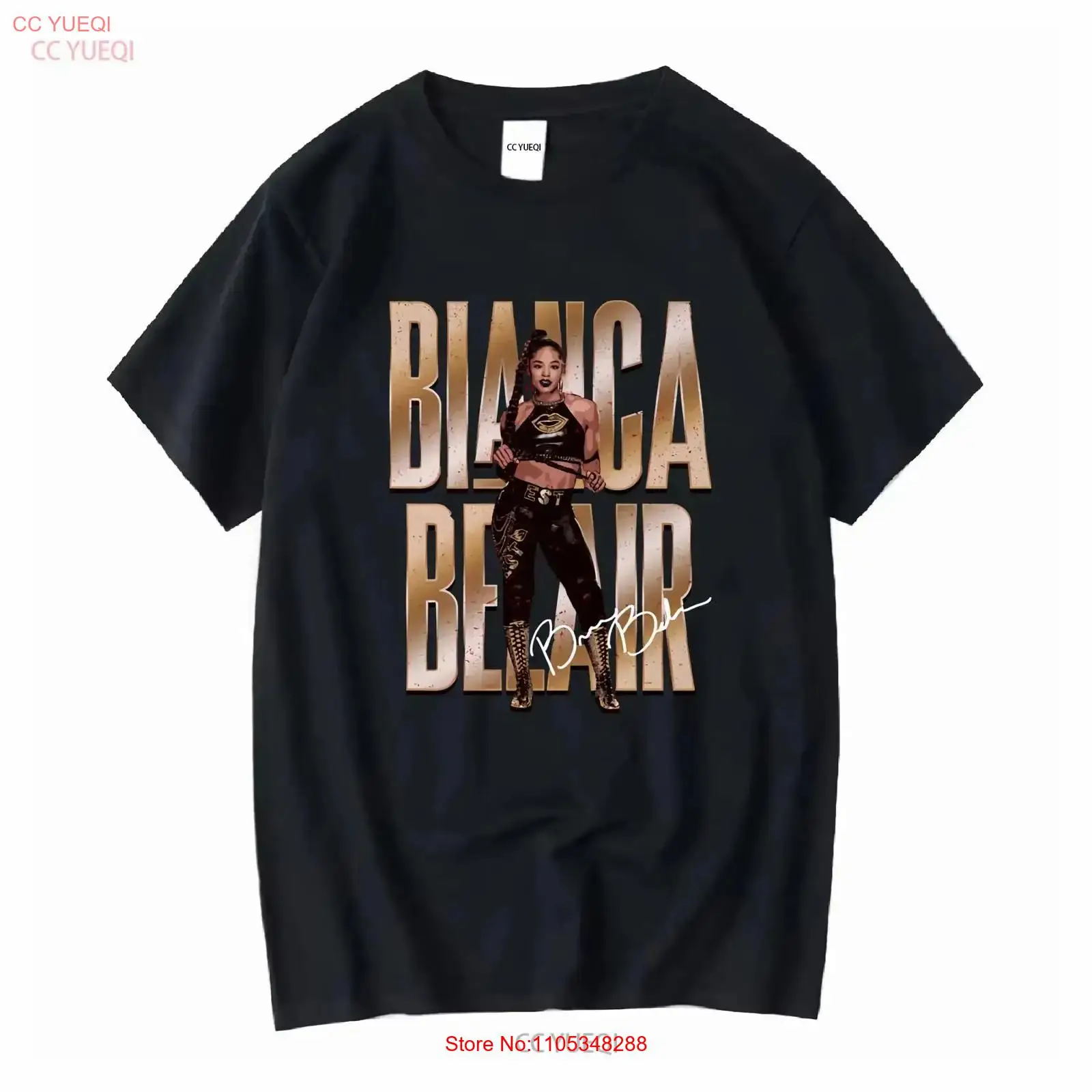 Vintage Fashion Knitwear - Camiseta Bianca Belair com Pose Assinatura,