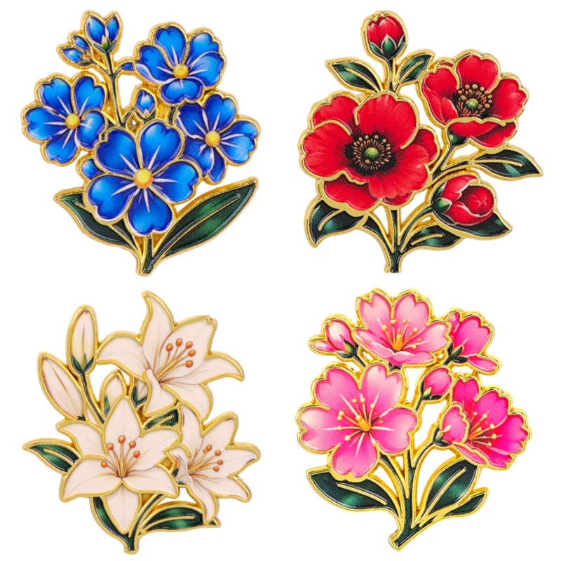 Vintage Urban Fashion - Broche Esmaltado Vintage Fofo e Colorido