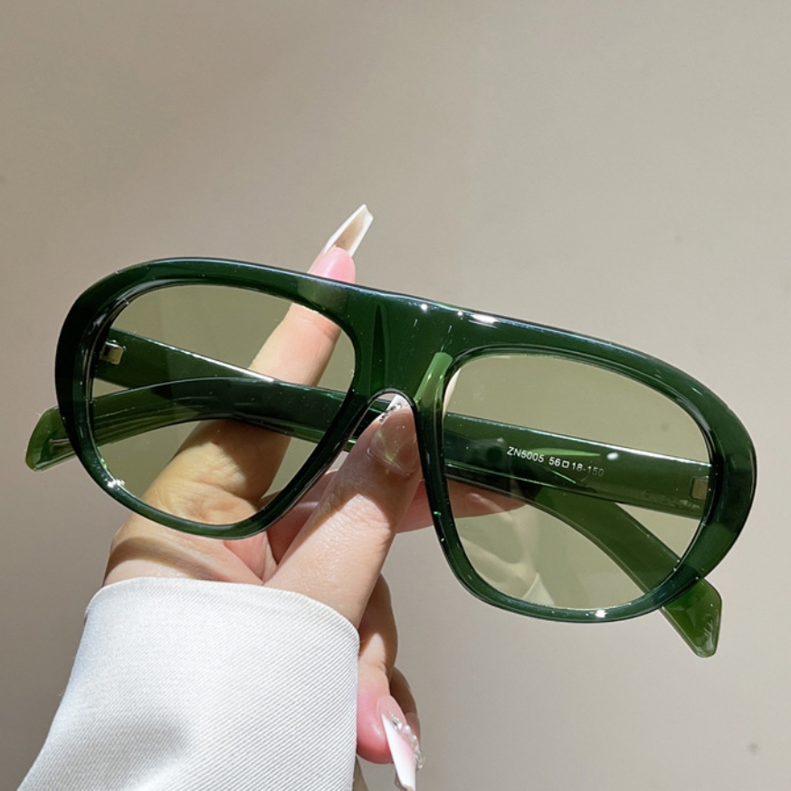 Vintage Fashion Streetwear - Novos Óculos de Sol Oversized Estilo