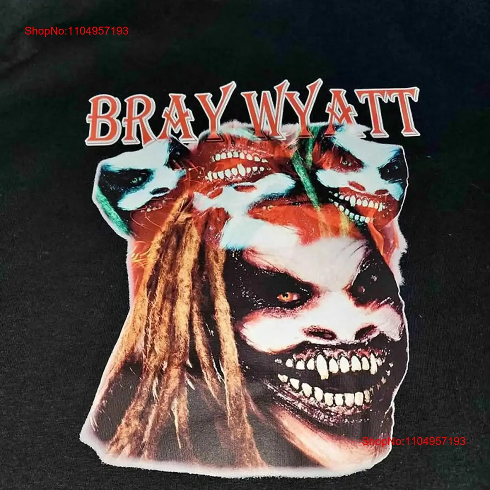 Vintage Fashion Collage - Bray wyatt colagem preto t camisa