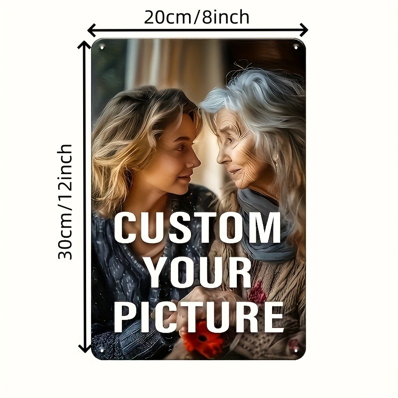Placa de Metal Retangular Pers - Vintage Fashion Wall Art avaliação e preço