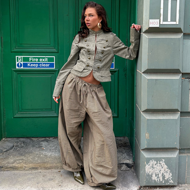 Jaqueta Vintage de Gola Alta S - Vintage Fashion Trends 2026 avaliação e preço