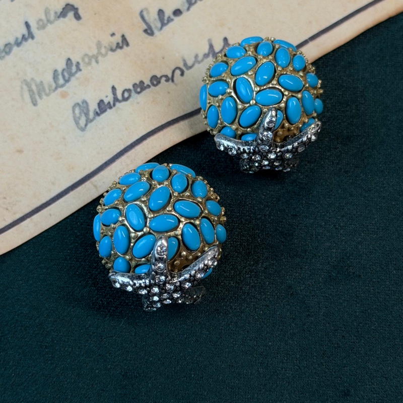 Brincos Vintage de Estrela-do- - Vintage Fashion Trends 2026 avaliação e preço