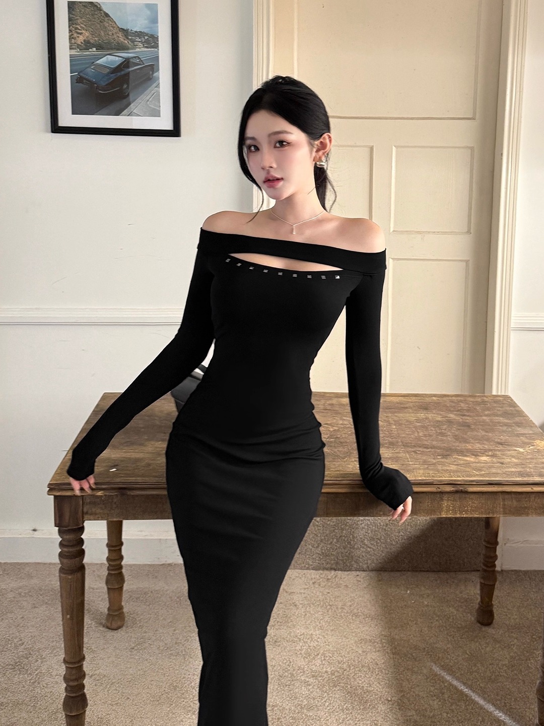 Vestidos Bodycon com Rosas, Mo - Vintage Fashion Influencers avaliação e preço