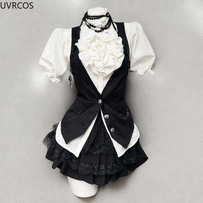 Y2k estética lolita estilo doc - Vintage Flannel Shirt avaliação e preço
