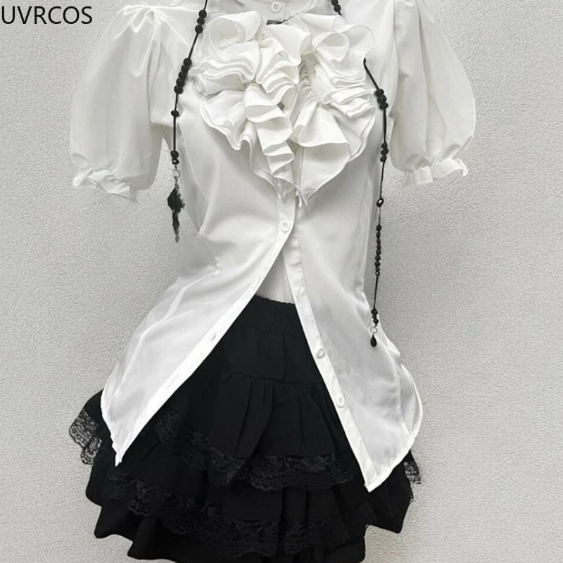 Y2k estética lolita estilo doc - Vintage Flannel Shirt avaliação e preço