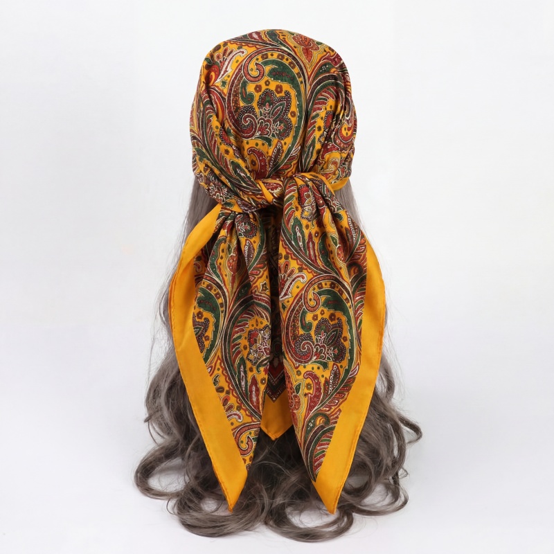 Lenço Quadrado de Cetim Vintag - Vintage Fashion Hijab avaliação e preço