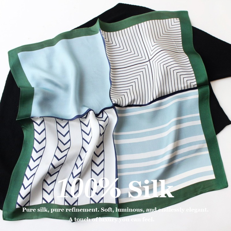 Novo Lenço de Seda Mulberry 10 - Vintage Fashion Hijab avaliação e preço