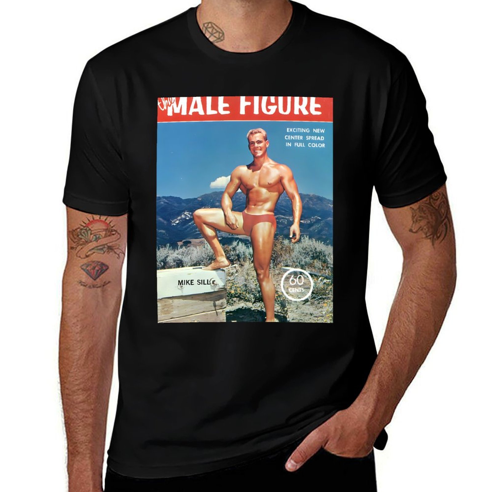 Camiseta Masculina Vintage com - Vintage Fashion Magazine Covers avaliação e preço