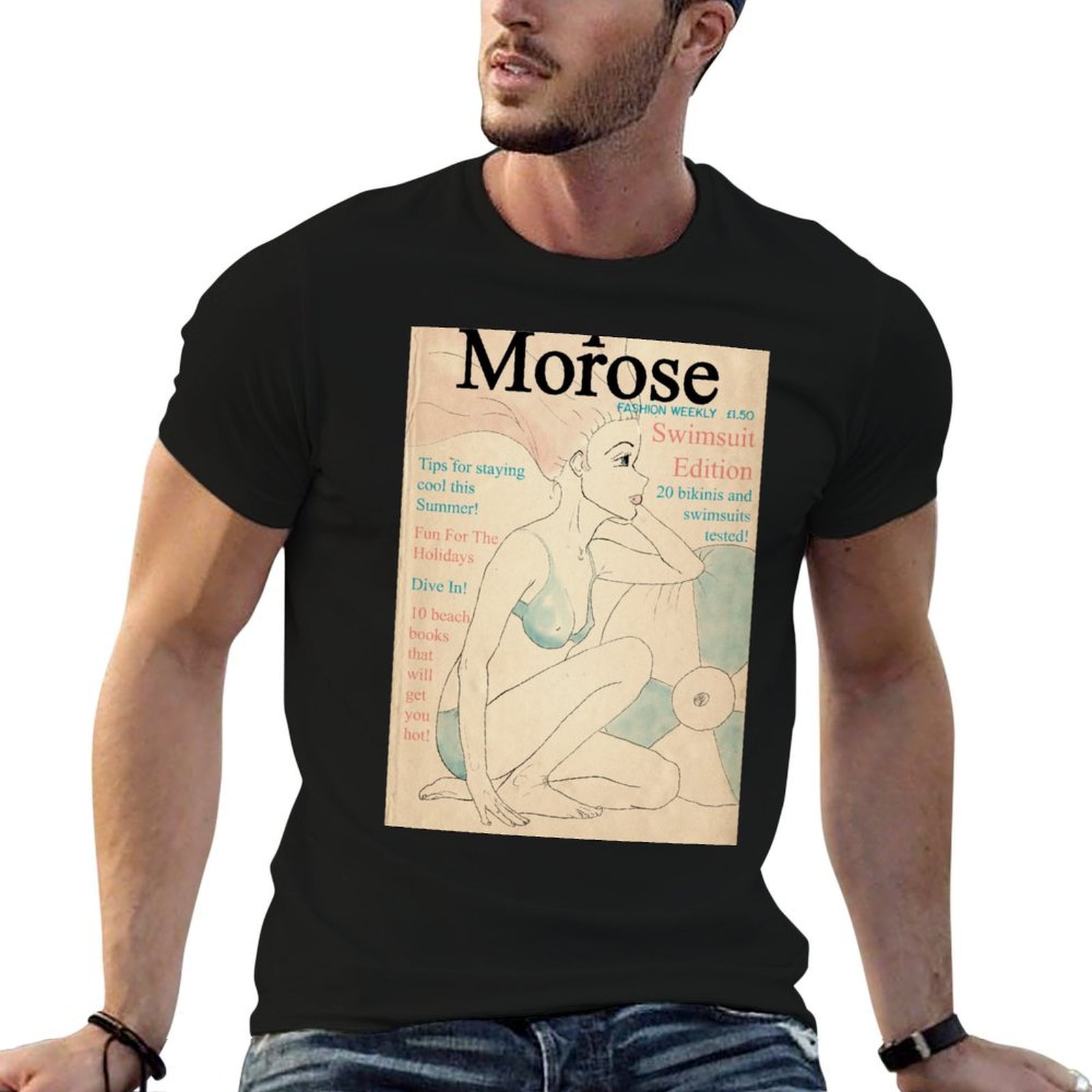 Camiseta com capa de revista d - Vintage Fashion Magazine Covers avaliação e preço