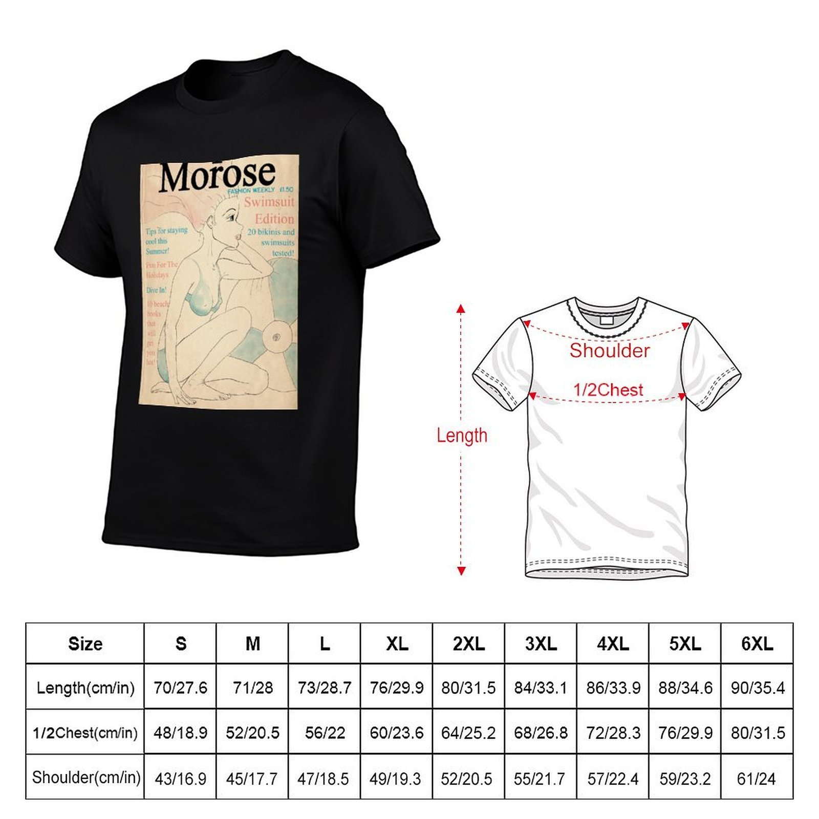 Camiseta com capa de revista d - Vintage Fashion Magazine Covers avaliação e preço