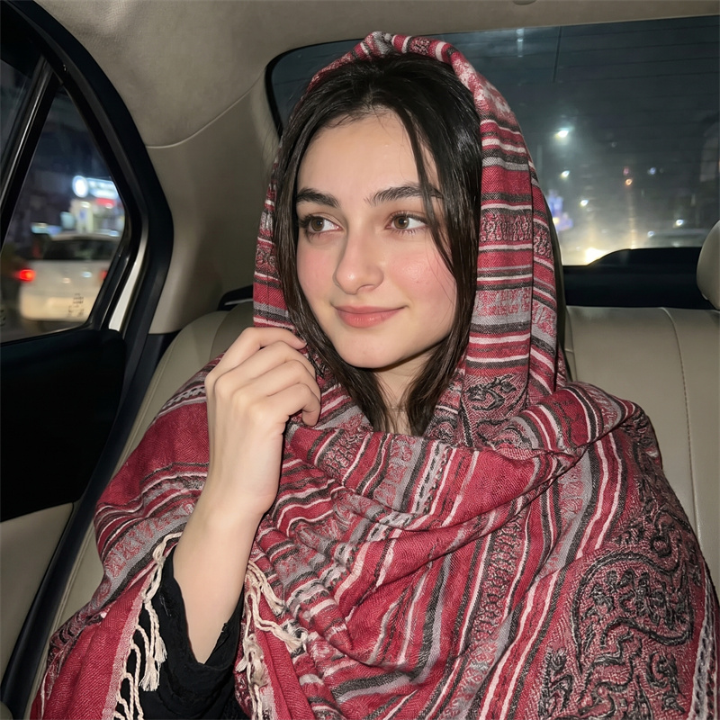 Lenço de Moda com Estampa Pais - Vintage Fashion Hijab avaliação e preço