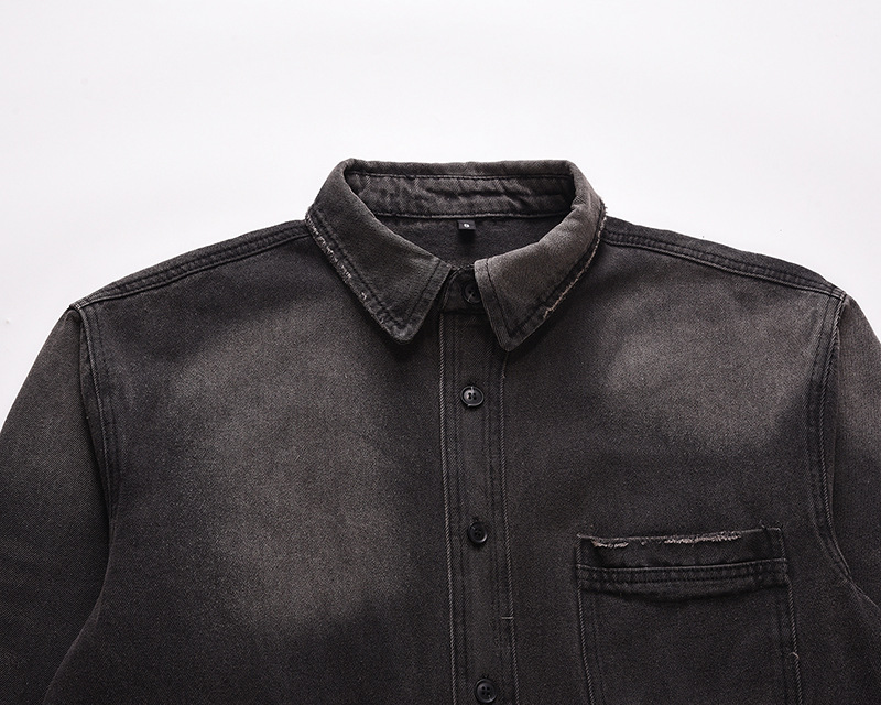 Jaqueta Jeans Masculina Rasgad - Vintage Fashion Streetwear avaliação e preço