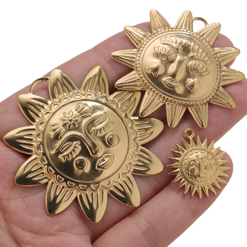 5 Peças de Pingentes Dourados  - Vintage Fashion Earrings avaliação e preço