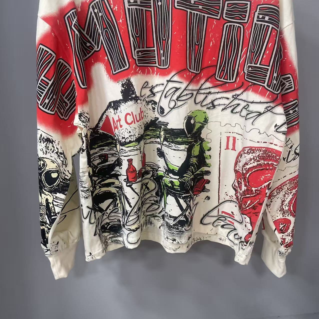 Camiseta de Manga Longa MIXED- - Vintage Fashion Streetwear avaliação e preço