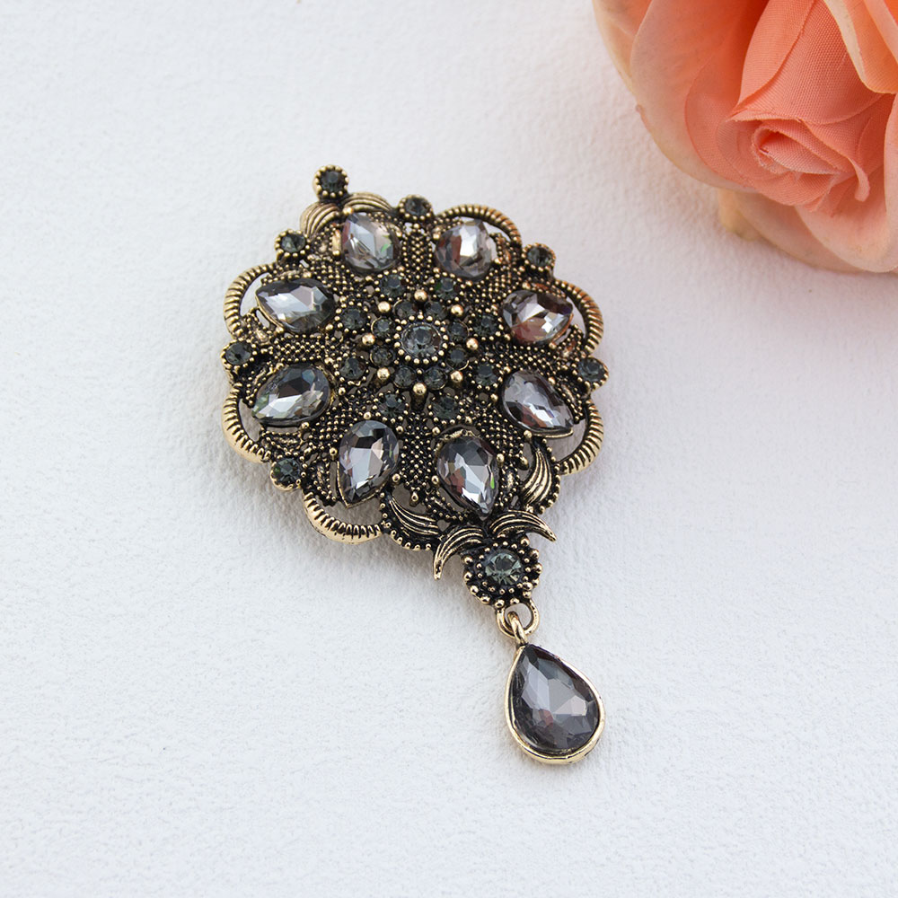 Broche Turco Vintage de Crista - Vintage Fashion Hijab avaliação e preço