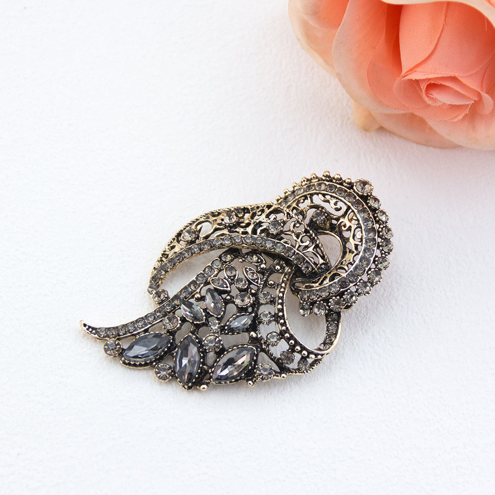 Broche Turco Vintage de Crista - Vintage Fashion Hijab avaliação e preço