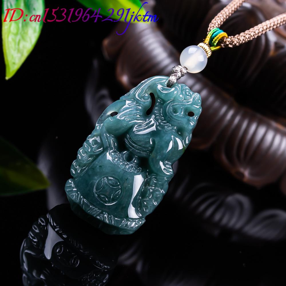 Pingente Pixiu de Jadeíta Birm - Vintage Fashion avaliação e preço