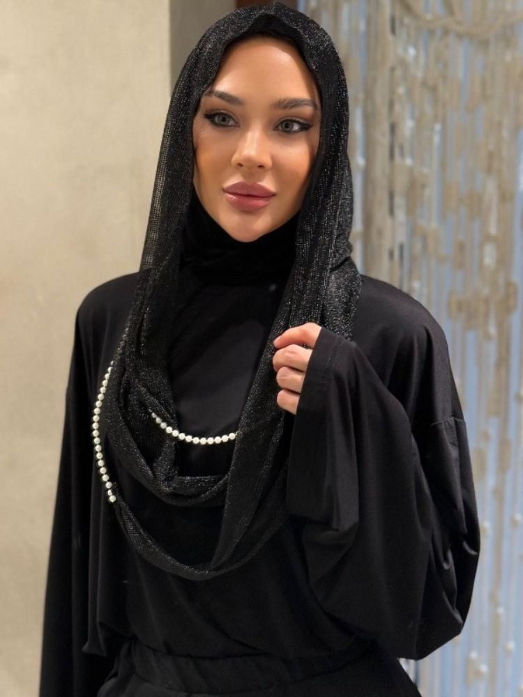 Novo Hijab Dubai com Cordão de - Vintage Fashion Hijab avaliação e preço