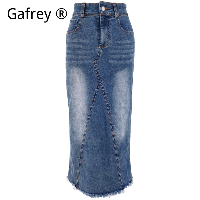Saia Midi Jeans Feminina de Ci - Vintage Fashion Streetwear avaliação e preço