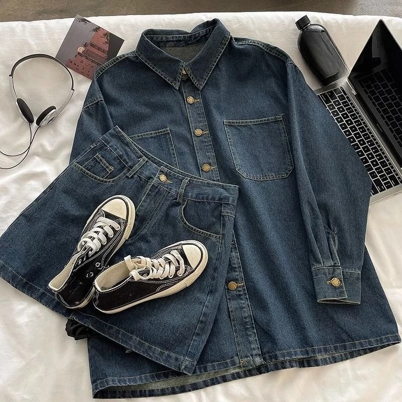 Conjunto de Saia Jeans Y2K: Ja - Vintage Fashion avaliação e preço