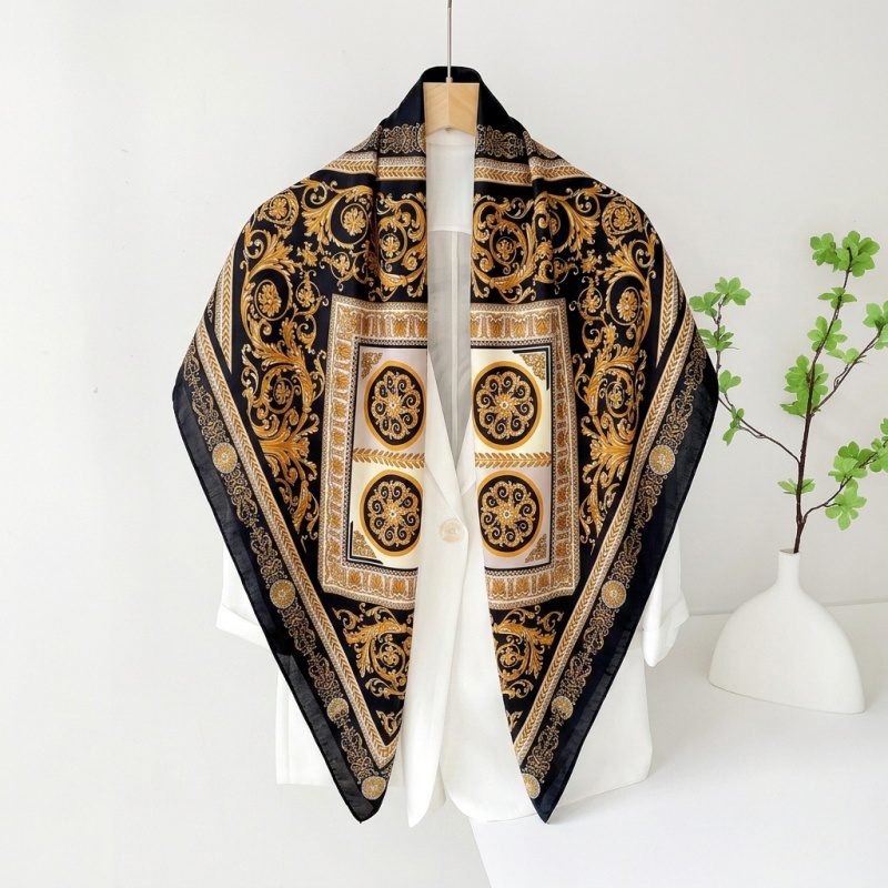 Lenço Quadrado de Cetim Vintag - Vintage Fashion Hijab avaliação e preço