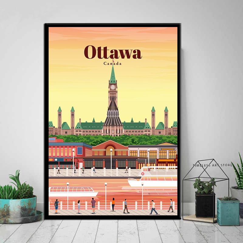 Mapa de Cidades Sem Moldura de - Vintage Fashion Wall Art avaliação e preço