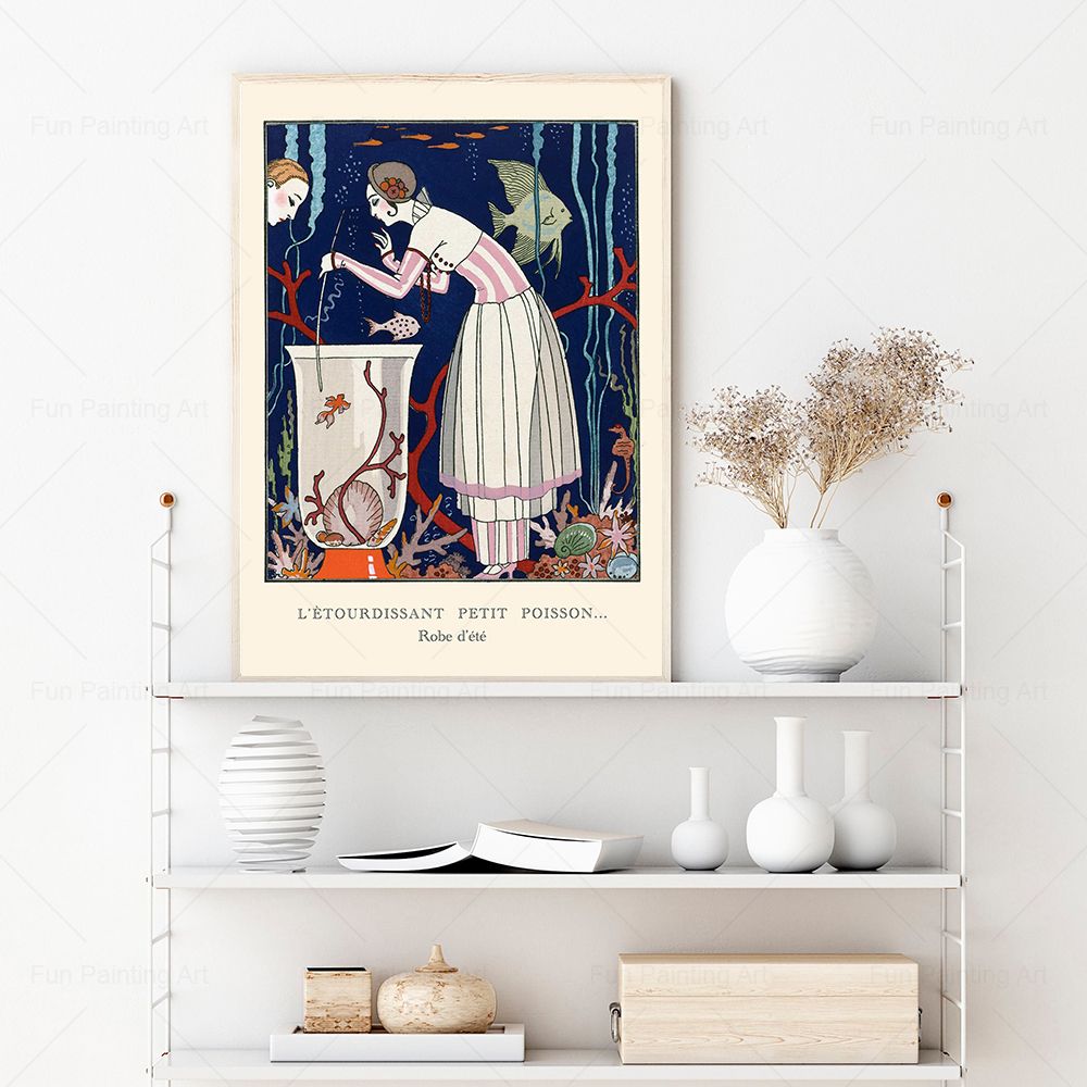 Impressão vintage 1920s moda f - Vintage Fashion Magazine Covers avaliação e preço
