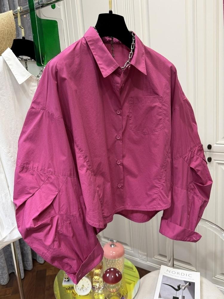 Camisas Femininas de Manga Puf - Vintage Fashion Japan avaliação e preço