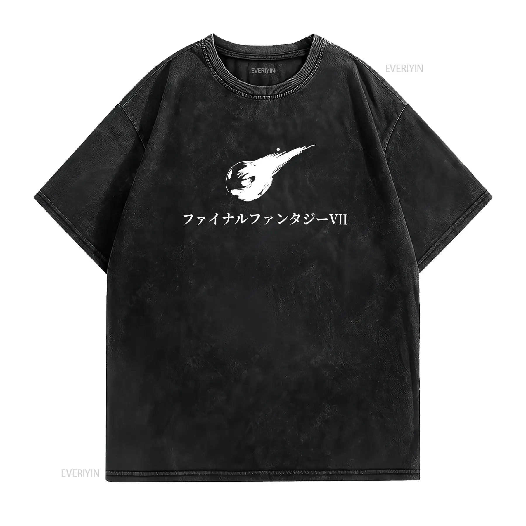 Ff7 jp título t camisa múltipl - Vintage Fashion Knitwear avaliação e preço