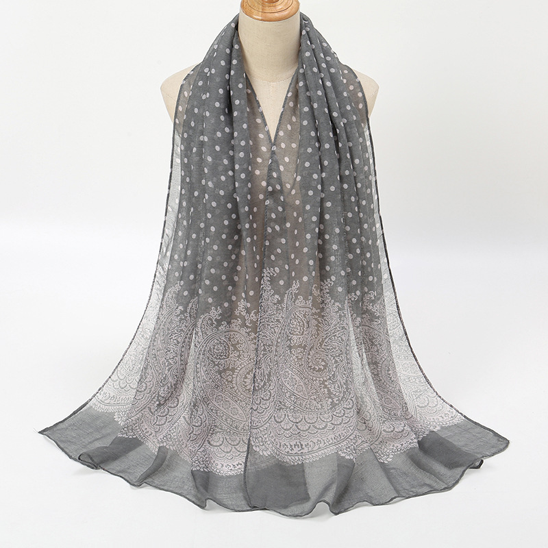 Vintage gradiente polk dot alg - Vintage Fashion Hijab avaliação e preço