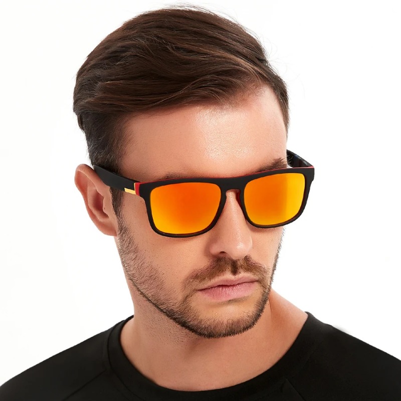 Óculos de sol esportivos quadr - Vintage Fashion Streetwear avaliação e preço