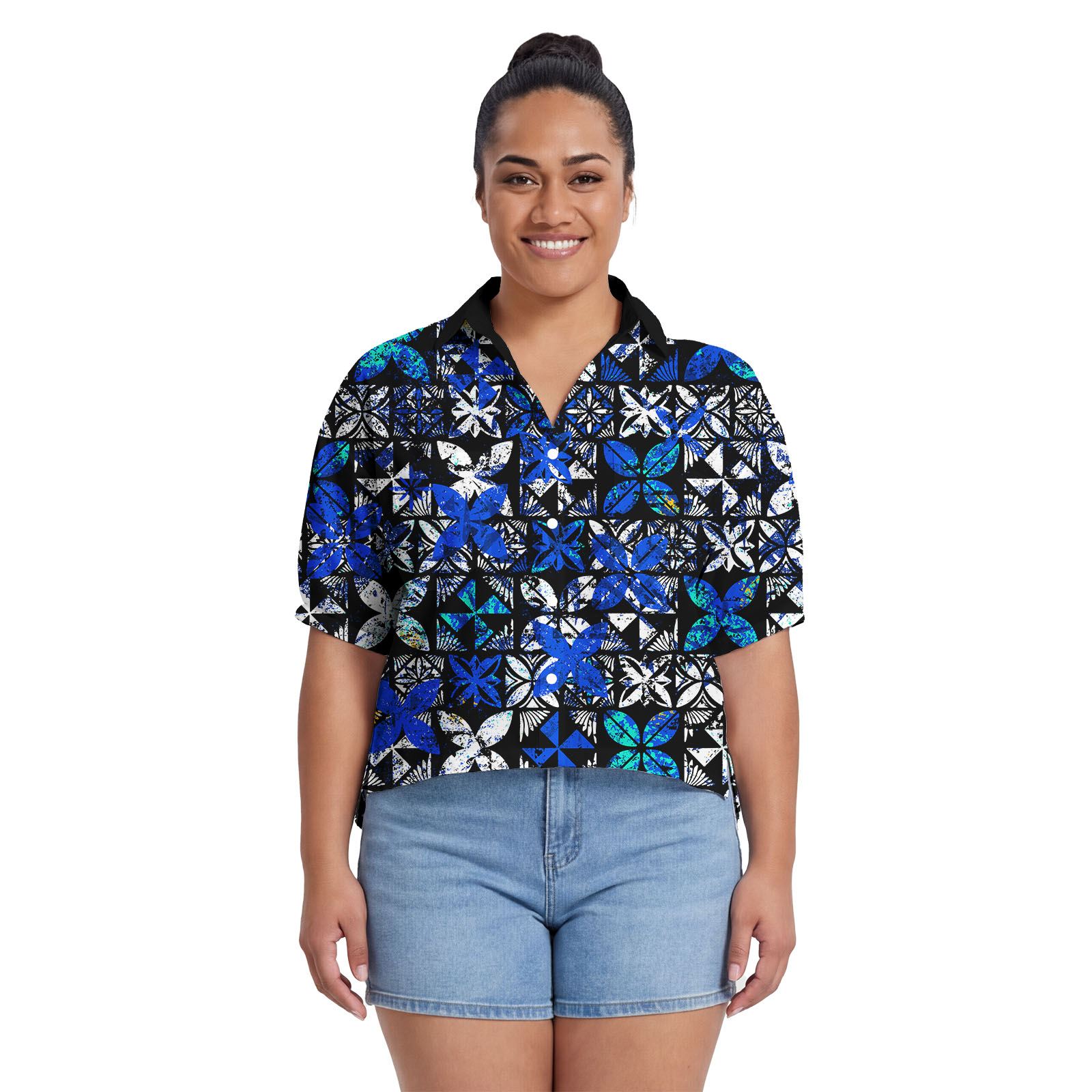 Blusas Femininas Personalizada - Printed Floral Shirt avaliação e preço