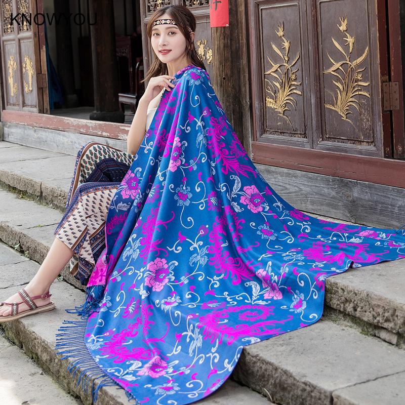 Tamanho grande lenço quadrado  - Vintage Fashion Hijab avaliação e preço