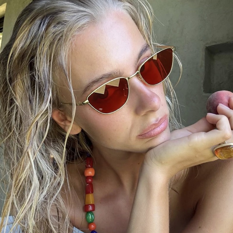 Óculos de Sol Retro com Design - Vintage Fashion Y2K avaliação e preço