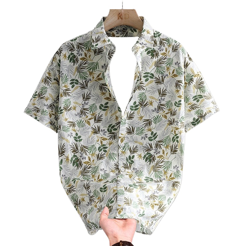 Camisa Masculina de Verão Hava - Printed Floral Shirt avaliação e preço